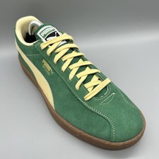 Puma Delphin 390685-03 Green Vine Light Straw Mens Uk 9 Casuals Terraces