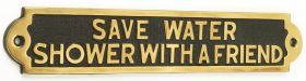 Solid polished brass save - solid, "save