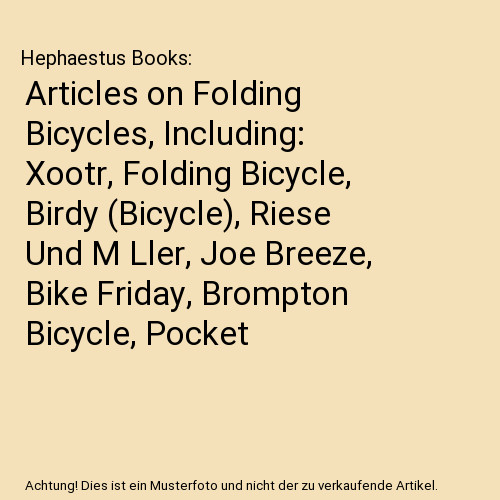 Articles folding bicycles - articles,