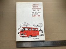Scottish Postbus bus routes