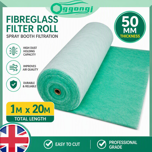 20m green fibreglass - 1m,