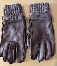 Mulberry Leather Gloves-Black
