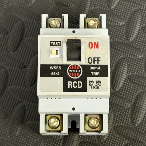 Wylex wses 63 amp - 63, rcd
