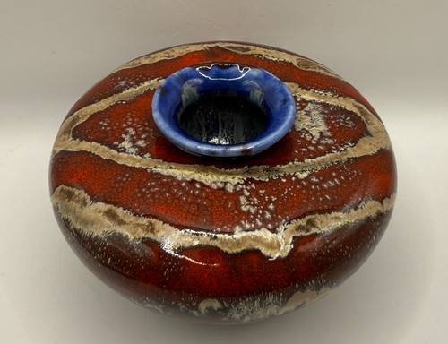 Moorcroft black ryden vase - moorcroft,