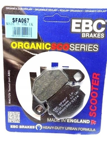 Sfa067 ebc brake pads - ebc,