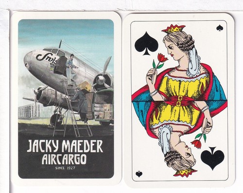Single airline playing card - single,
