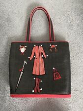 Lulu Guinness Rainy Day Handbag Bag Dress Up Paper Doll Vintage Tote Rare 2003