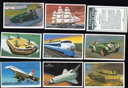 Cigarette cards wills concorde - cigarette,