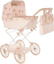 Vintage Doll Pram Teddy Design