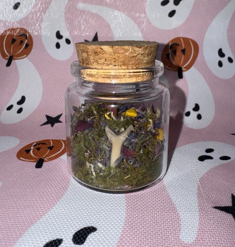 Witchcraft wishbone jar moss - wishbone,