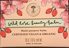 NEALS YARD REMEDIES WILD ROSE  BEAUTY BALM  50G SEALED WITH MUSLIN CLOTH EXP4/27