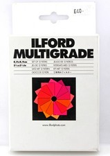 Unused - Ilford Darkroom Enlarger Multigrade Filter Set - Set of 12 for printing