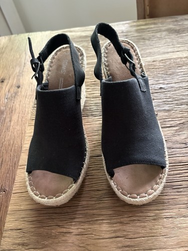Toms essential wedge size - size, 9