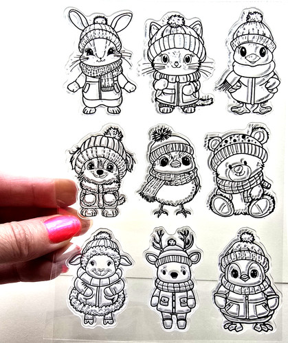 Clear stamps winter baby - stamps,