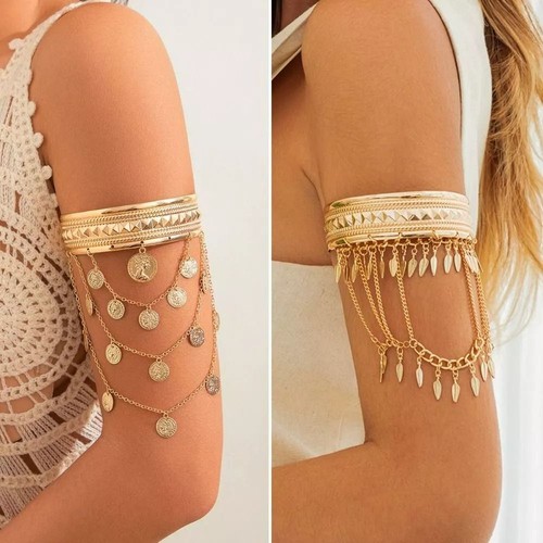 Adjustable tassel arm chain - tassel,
