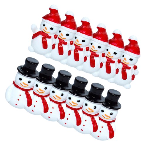 20pcs resin snowman - resin,