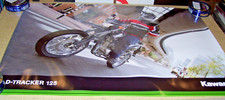 ORIGINAL KAWASAKI D-TRACKER MOTORCYCLE SHOWROOM POSTER Never displayed