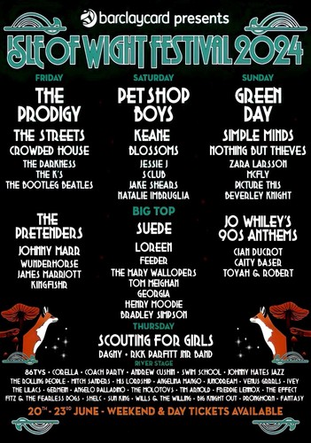 Isle wight festival 2024 a3 - of,