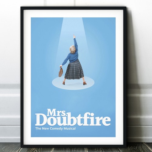 Mrs doubtfire musical - doubtfire, poster
