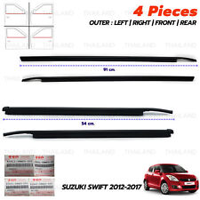 For Suzuki Swift 1.2L GL GLX 2012 17 Set 4Dr Outer Weatherstrip Door Belt