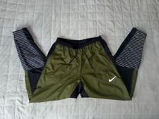 NIKE STORM-FIT RUN DIVISION PANTS DD6127-326 GREEN / BLACK SMALL NEW
