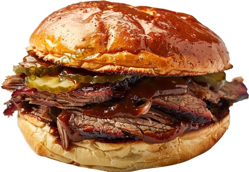 Beef sandwich bap - bap, sticker