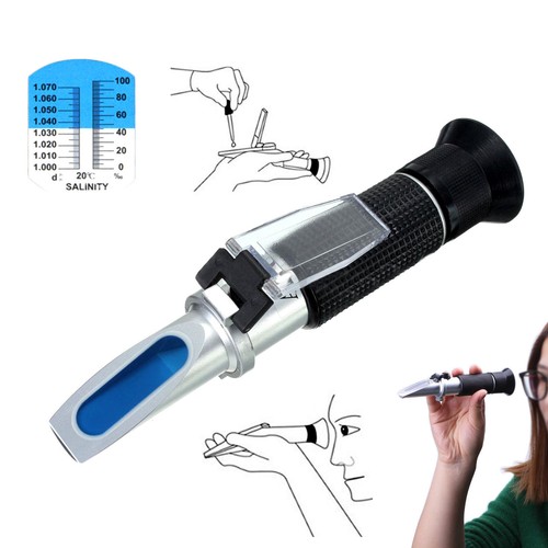 Salinity meter refractometer - meter,