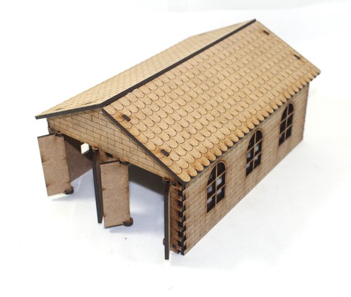 Engine shed model railway twin - shed,