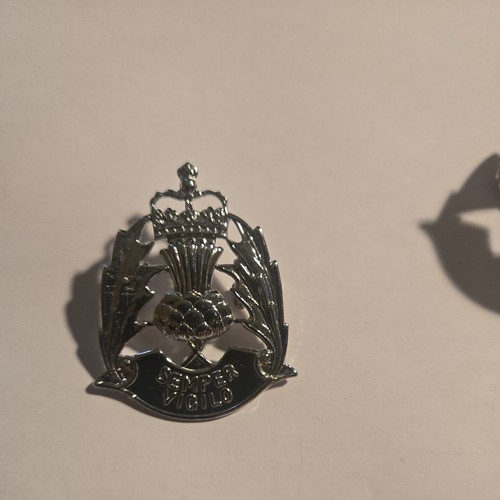 Scottish police cap badge - scottish,