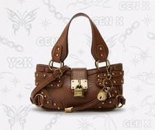 Rivet Shoulder Bag, Leather