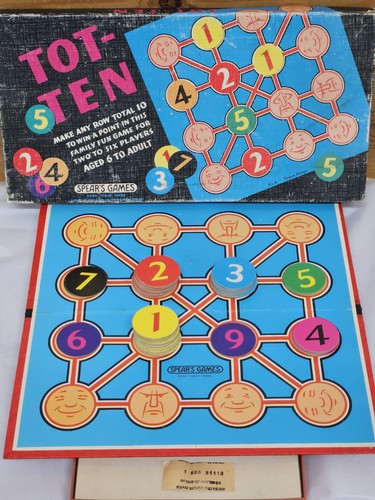 Vintage tot ten board - tot-ten,