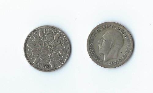 Lucky sixpence coin very good - coin,