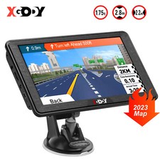 XGODY Car & Truck Sat Navs 7 Inch Free All EU Maps Support POI & Postcode Search