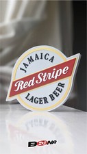 Red Stripe Jamaican Lager Beer  logo display  Beena Studio