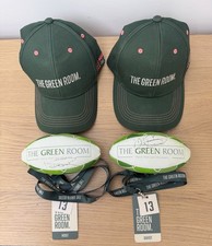Rugby Memorabilia, Green room Experience, Genuine Signed Balls, Hats + Lanyards.