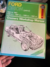 Ford Orion inc Ghia 1.6i Haynes Workshop Manual 1983 to 1987   1009