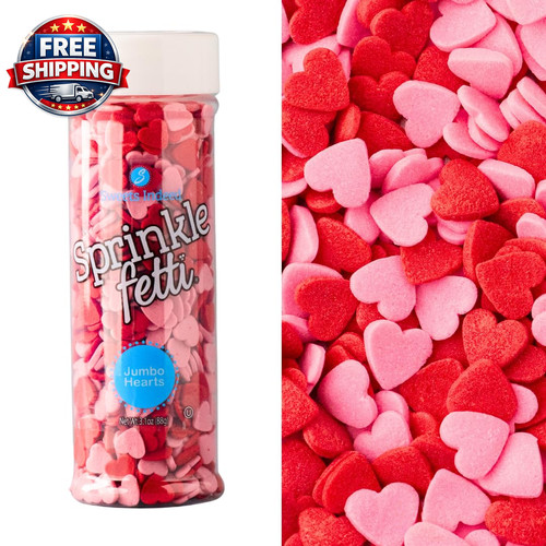 Valentines sprinkles red - valentines,