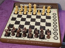 Fidelity Electronics Sensory Chess Challenger SCC - Board & Pieces, 1 Missing