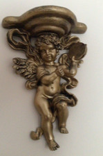 Cherrub Wall Shelves in gold