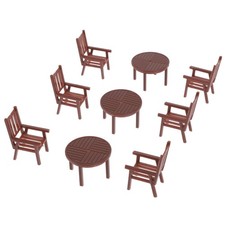 4 Sets Mini Plastic Table