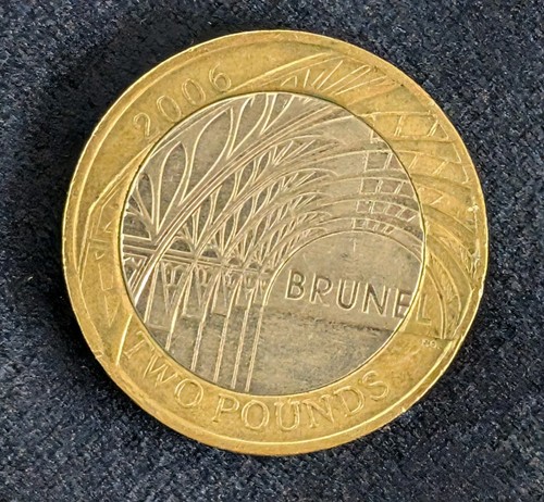 Rare two pounds coin pound - two,