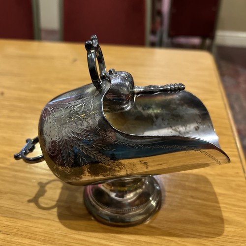 Vintage silver plated coal - plated,