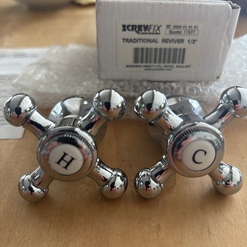 Chrome cross head basin - cross,