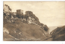 postcard - castleton peveril