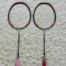 YONEX NanoSpeed 7000 Badminton Racket 2pcs Set Offensive Power Japan Used