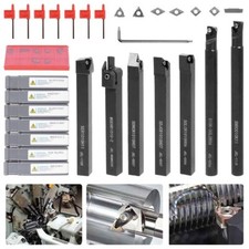 7Set 10mm Shank Lathe Turning