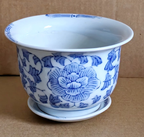 Vintage chinese blue - blue, and