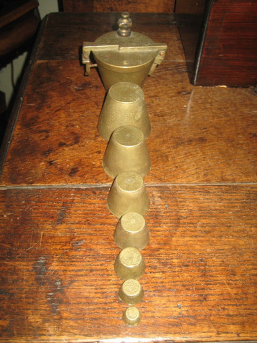 Old nuremberg brass nesting - old,