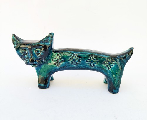 Cat ceramic sculpture - ♥,
