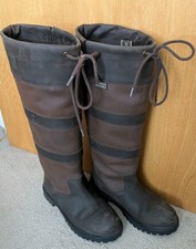 Womens Cabotswood Waterproof Breathable Leather Longline Outdoor Boots Size UK 5